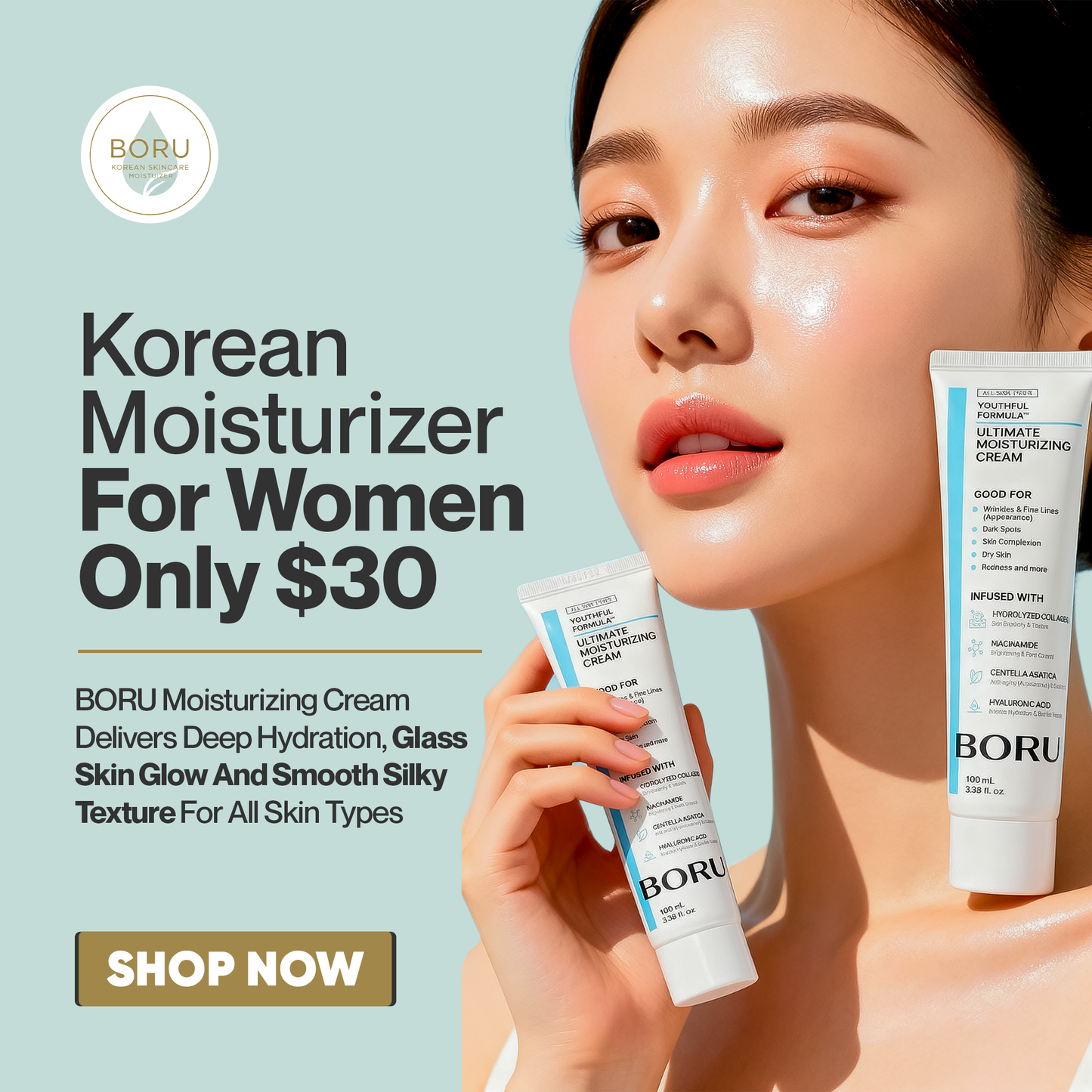 BORU Youthful Formula Ultimate Moisturizing Korean Cream